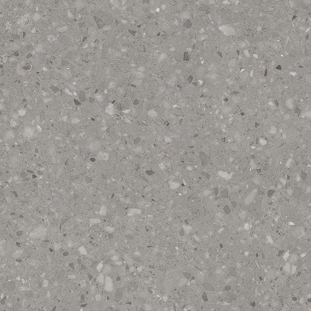 Terrazzo Dark Grey Textured Tile