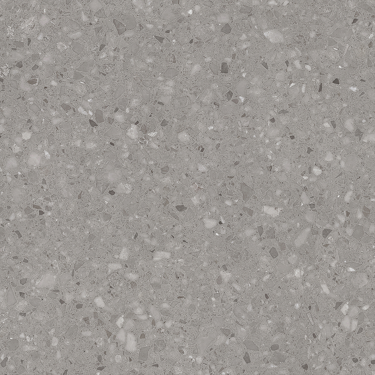 Terrazzo Dark Grey Textured Tile