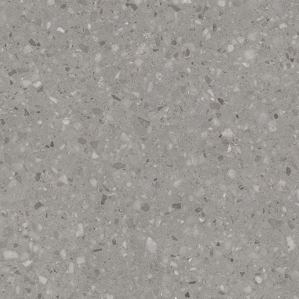 Terrazzo Dark Grey Textured Tile