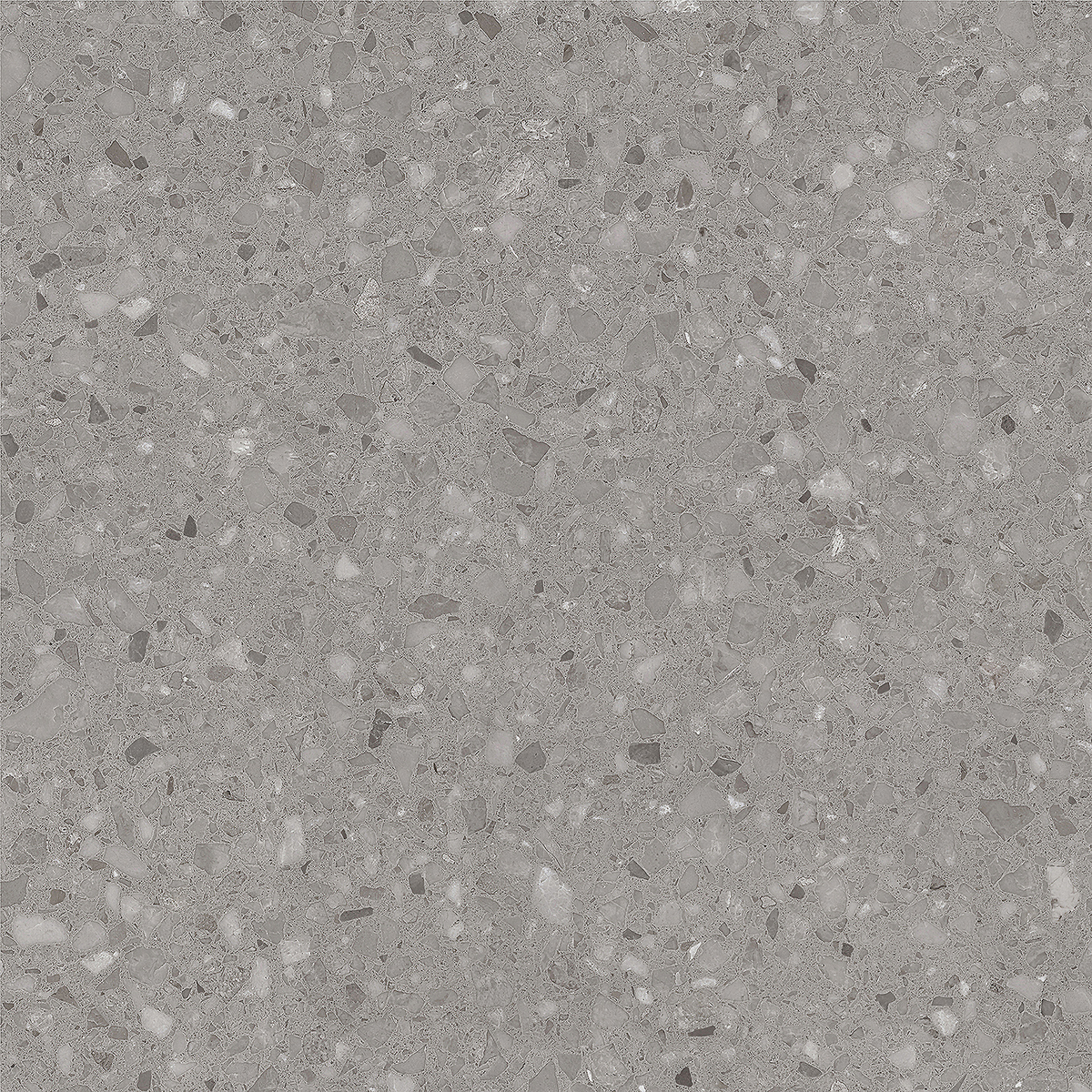 Terrazzo Dark Grey Textured Tile
