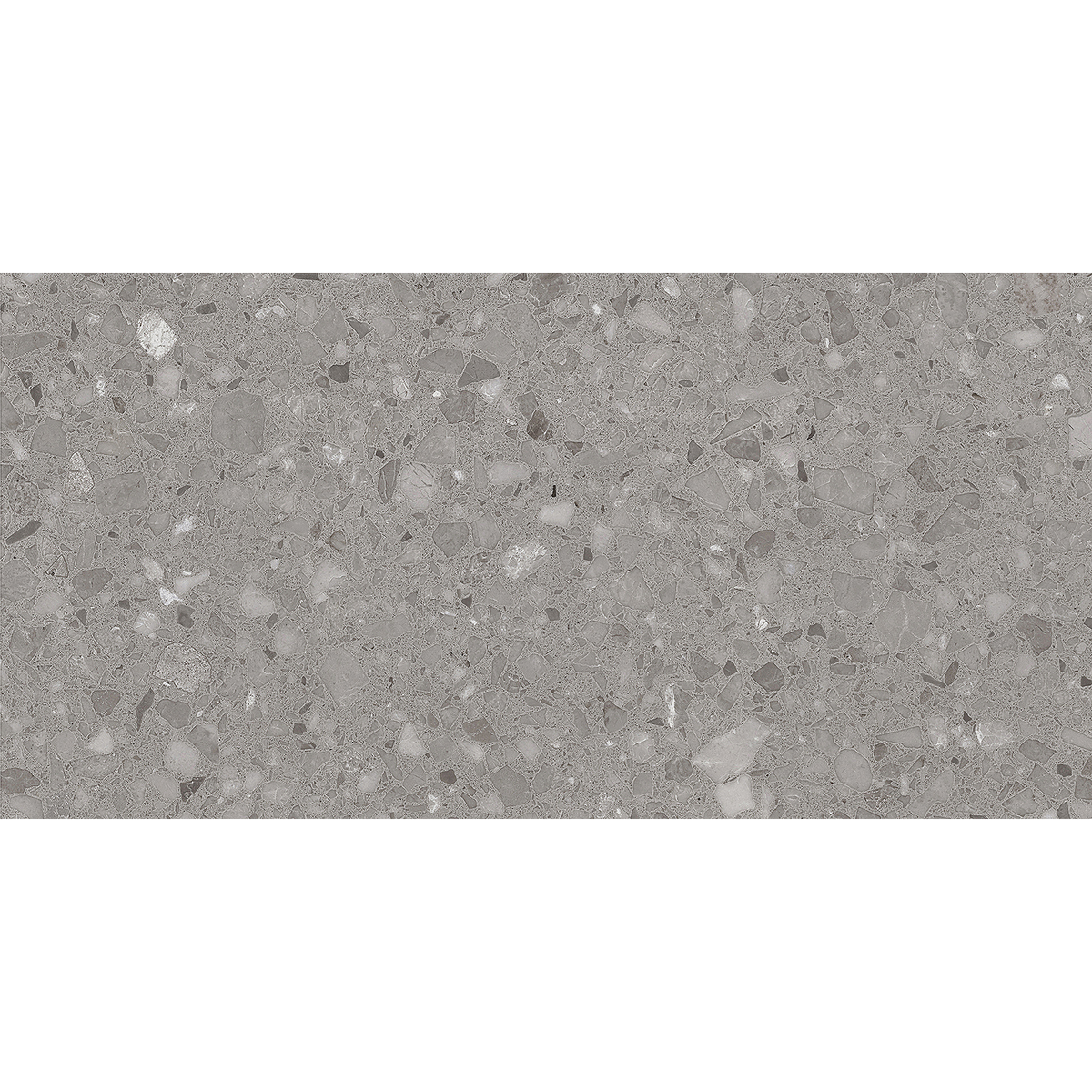 Terrazzo Dark Grey Textured Tile