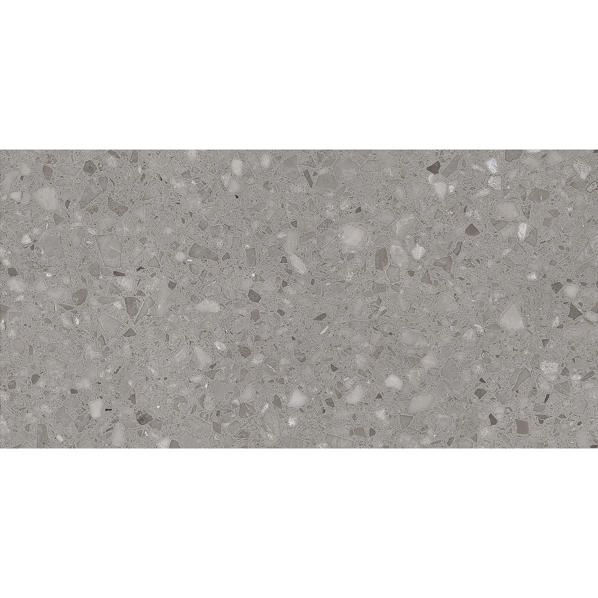 Terrazzo Dark Grey Textured Tile