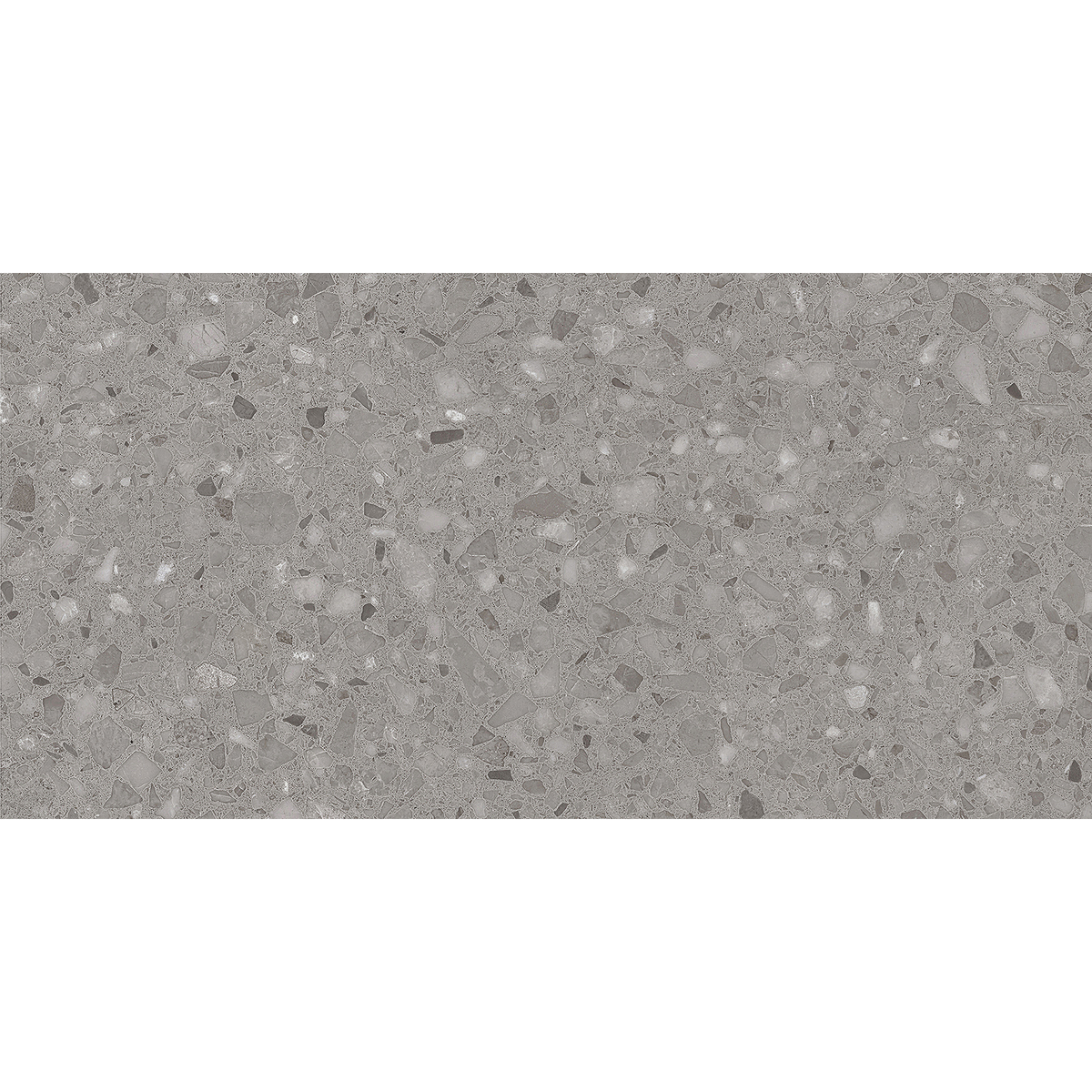 Terrazzo Dark Grey Textured Tile