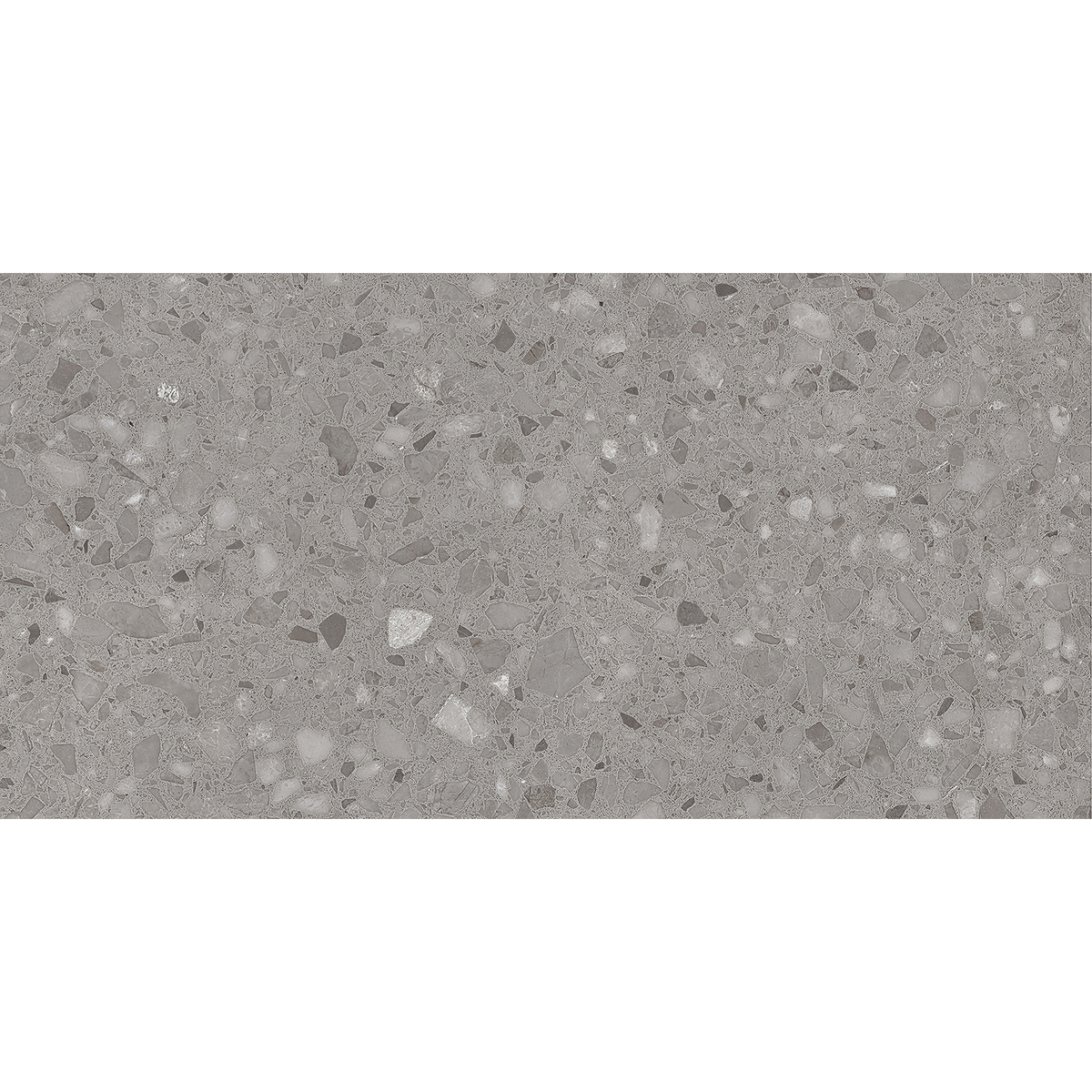 Terrazzo Dark Grey Textured Tile