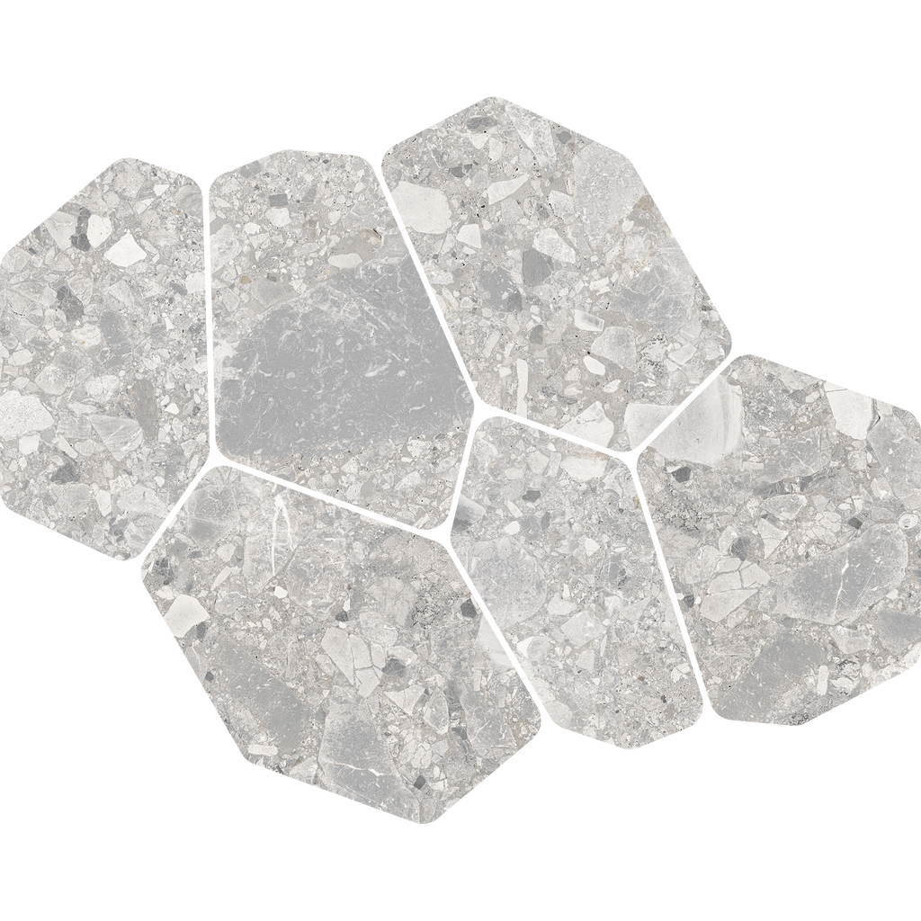 Forte Ceppo CrazyPave Grigio Microtec Textured Tile (Box 0.63m2)