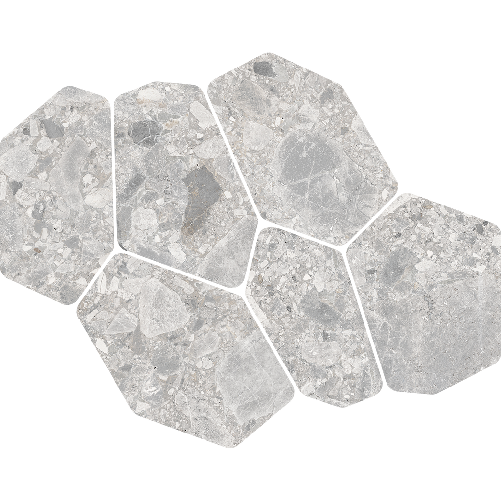 Ceppo CrazyPave Grigio Microtec Textured Tile (Box 0.63m2)