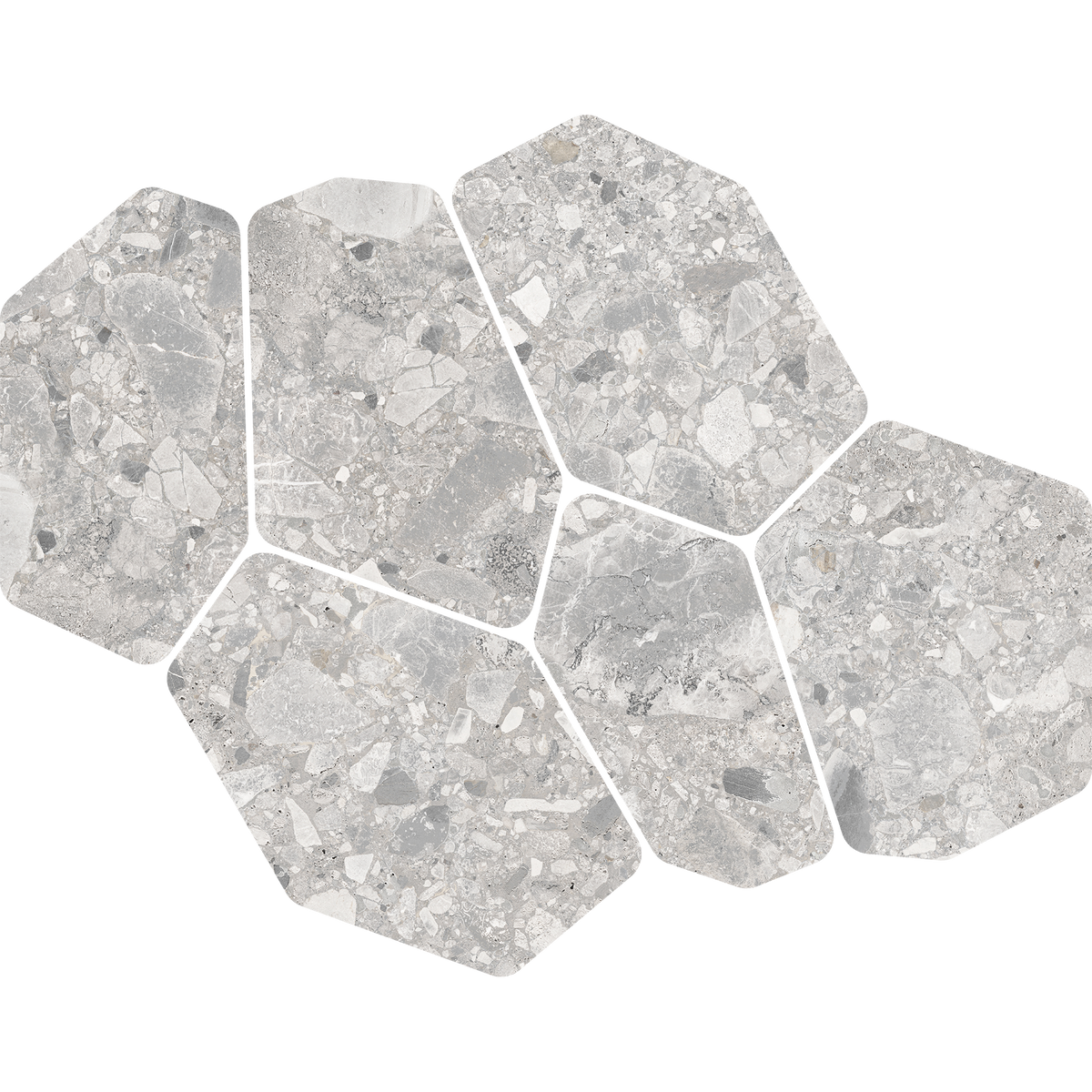 Ceppo CrazyPave Grigio Microtec Textured Tile (Box 0.63m2)