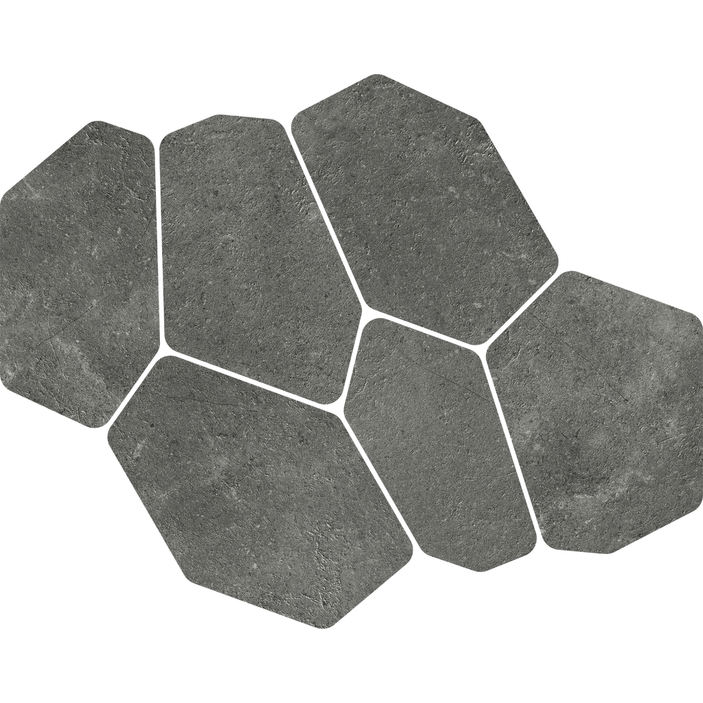 CrazyPave Charcoal Microtec Textured Tile (Box 0.63m2)