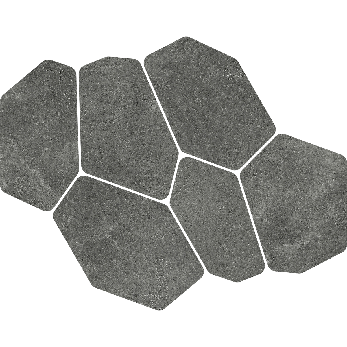 CrazyPave Charcoal Microtec Textured Tile (Box 0.63m2)