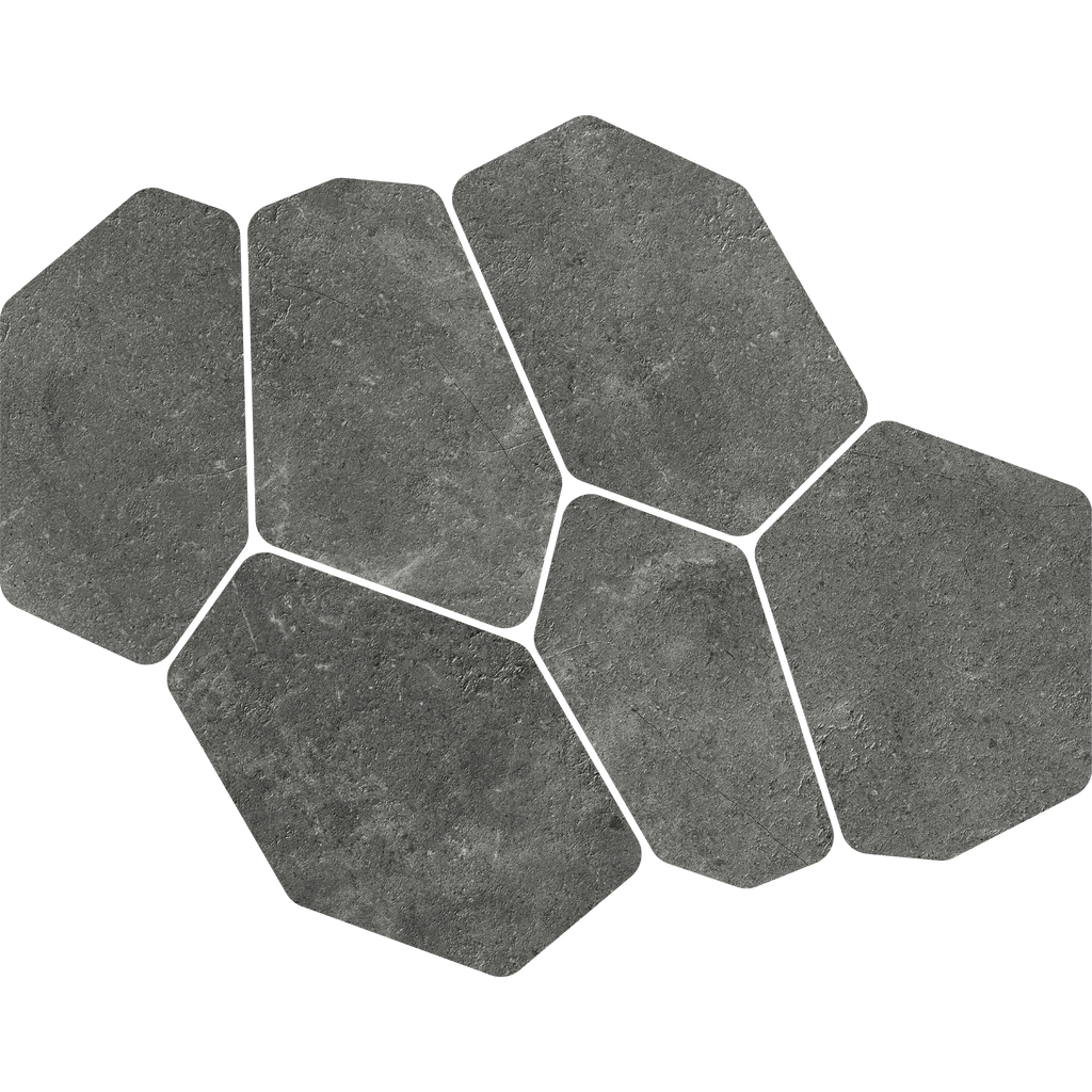 CrazyPave Charcoal Microtec Textured Tile (Box 0.63m2)