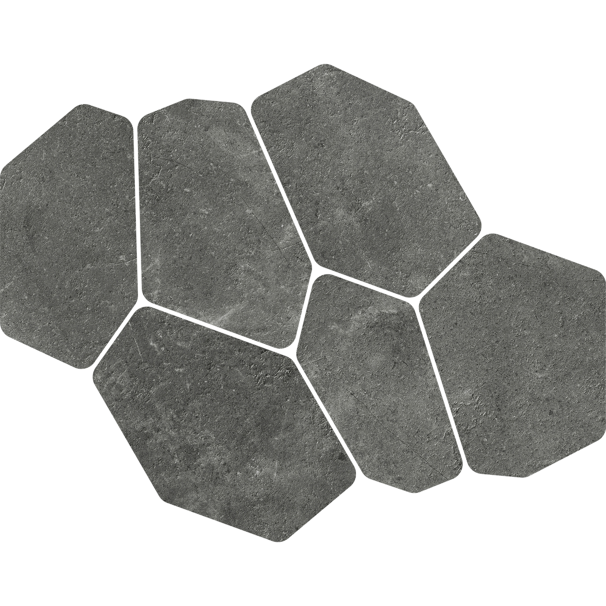 CrazyPave Charcoal Microtec Textured Tile (Box 0.63m2)