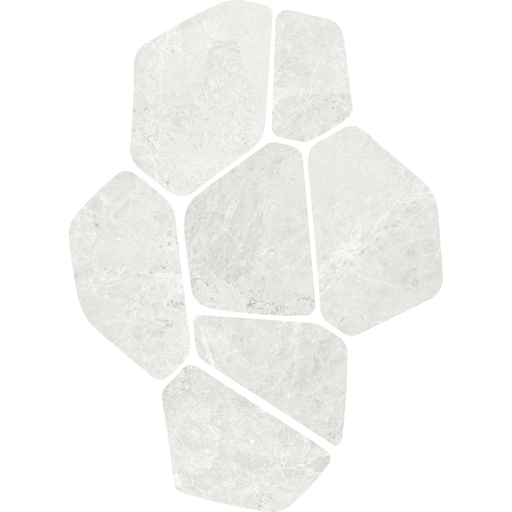 Tundra CrazyPave Ash HiLite Microtec Textured Tile (Box 0.65m2)