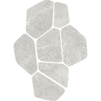 Tundra CrazyPave Light Grey HiLite Microtec Textured Tile (Box 0.65m2)