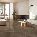 Marble Brown Polished Tile - lifestyle view