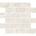 Travertine Brick Avorio Silk Tumbled Edge Mosaic