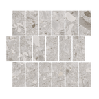 Lakeside Ceppo Brick Grey Microtec Textured  Tumbled Edge Mosaic