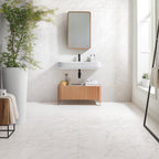 Carrara White Textured Tile - lifestyle view