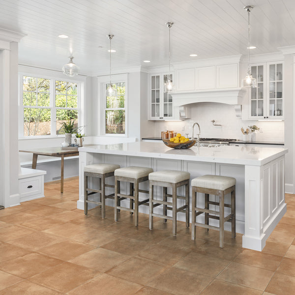 Cotto Rosso Textured Tile - lifestyle view