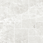 French Pattern Ash HiLite Silk Mosaic