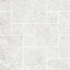 French Pattern Ash HiLite Silk Mosaic