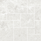 French Pattern Ash HiLite Silk Mosaic