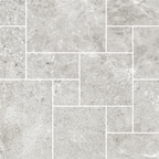 Tundra French Pattern Light Grey HiLite Silk Mosaic