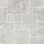 French Pattern Light Grey HiLite Silk Mosaic