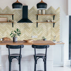 Zellige Clay Gloss Tile - lifestyle view