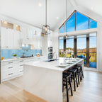Zellige Cloud Blue Gloss Tile - lifestyle view