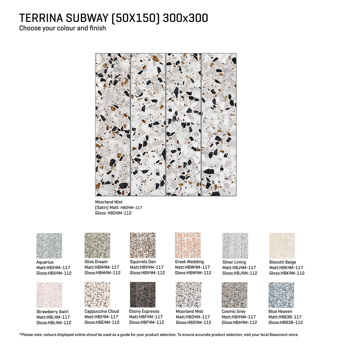 Terrina-Subway Subway Embossed Tile