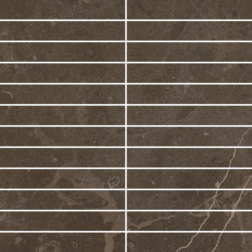 Marble Brown Structured Silk Mosaic
