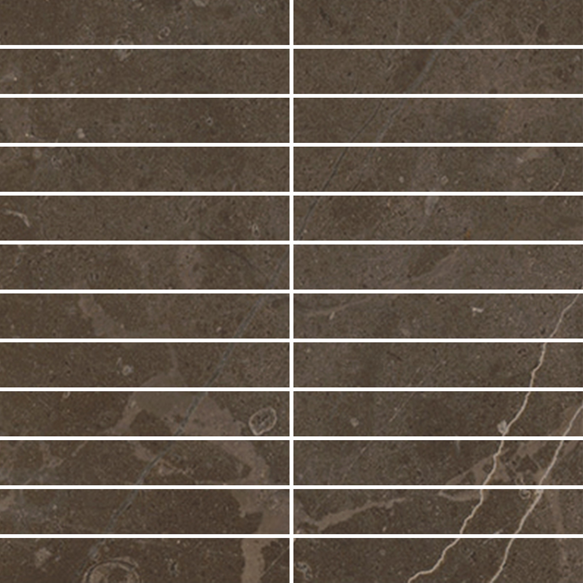 Marble Brown Structured Silk Mosaic