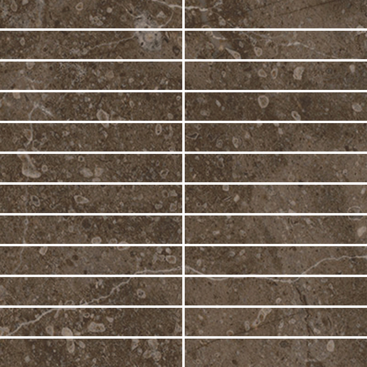 Marble Brown Structured Silk Mosaic