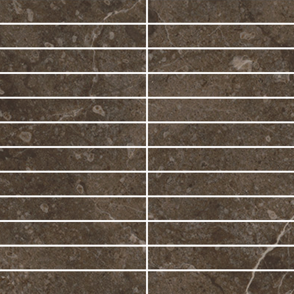 Marble Brown Structured Silk Mosaic