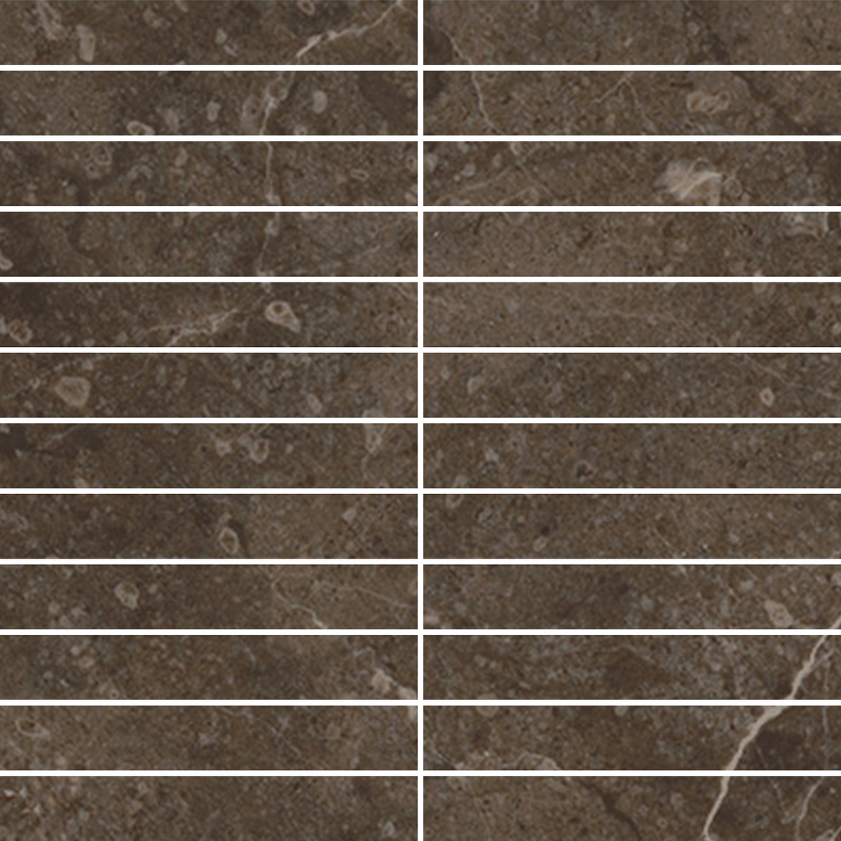 Marble Brown Structured Silk Mosaic