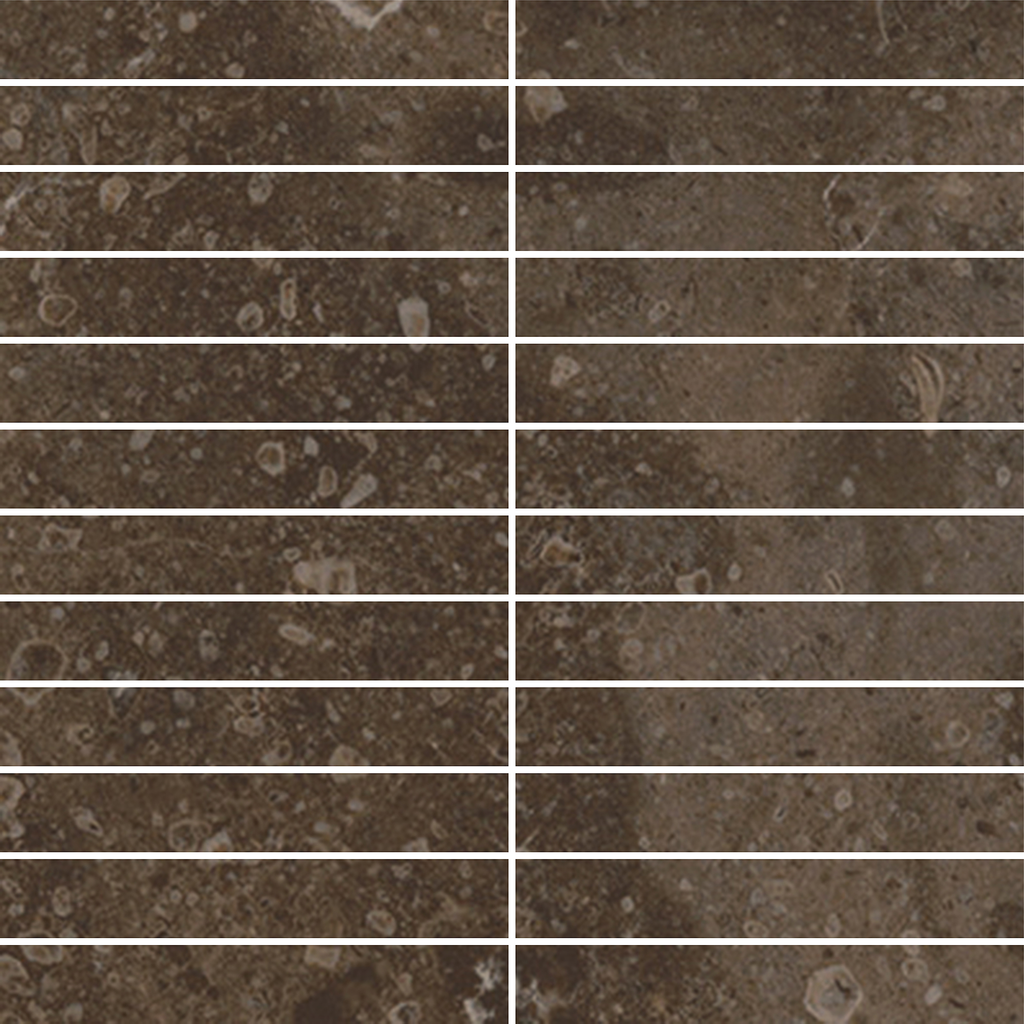Marble Brown Structured Silk Mosaic