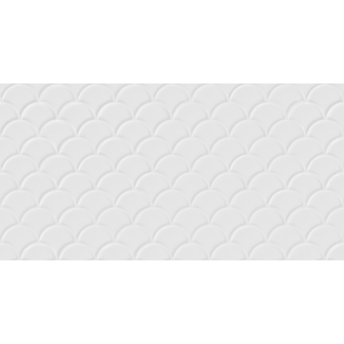 Vision-Fan Fan White Satin Tile