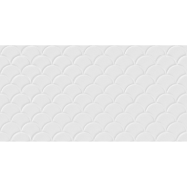 Vision-Fan Fan White Satin Tile