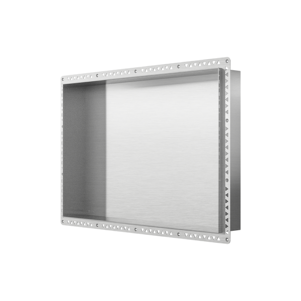 Shower Niche 600 x 400 x 90mm Polished Stainless Steel