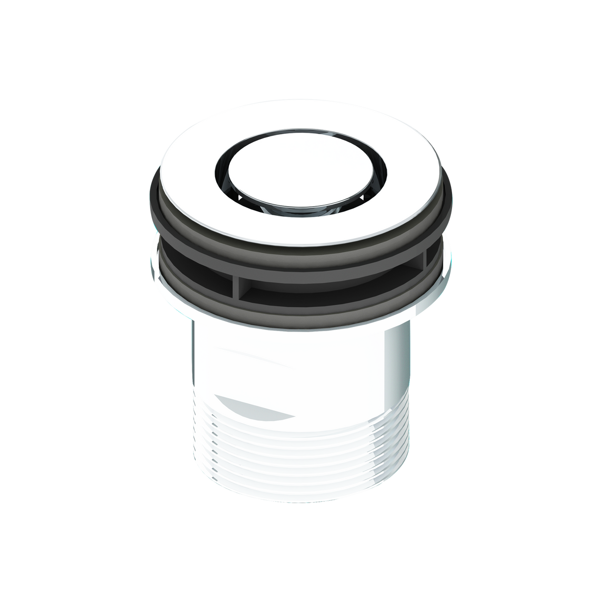 P&W Basin Pop Down 40mm White