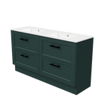 Vanity Floor Standing 1500 Double Bowl Alpha Top