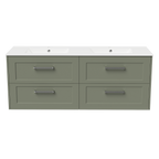 Vanity Wall Hung 1500 Double Bowl Alpha Top