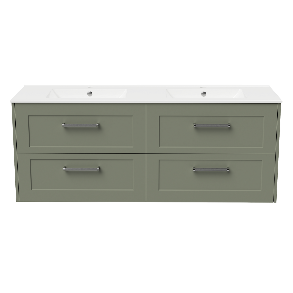 Vanity Wall Hung 1500 Double Bowl Alpha Top
