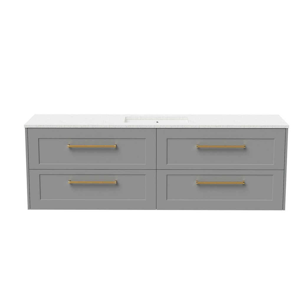 Vanity Wall Hung 1800 Centre WG Basin SilkSurface UC Top