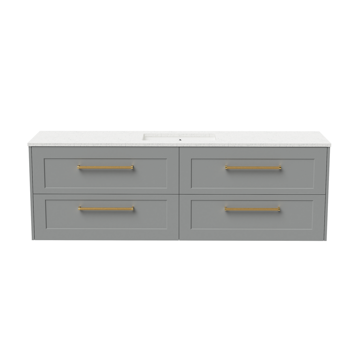 Vanity Wall Hung 1800 Centre WG Basin SilkSurface UC Top