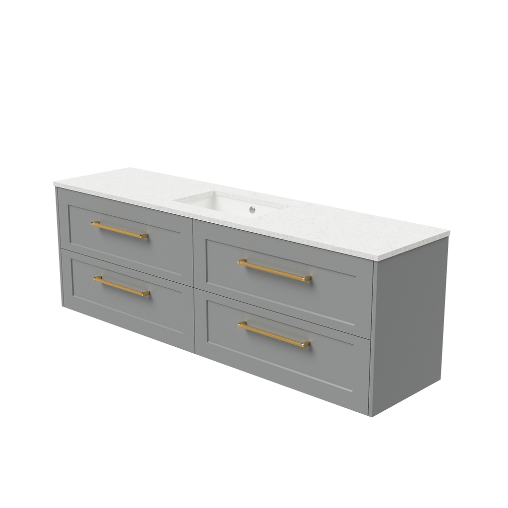 Vanity Wall Hung 1800 Centre WG Basin SilkSurface UC Top
