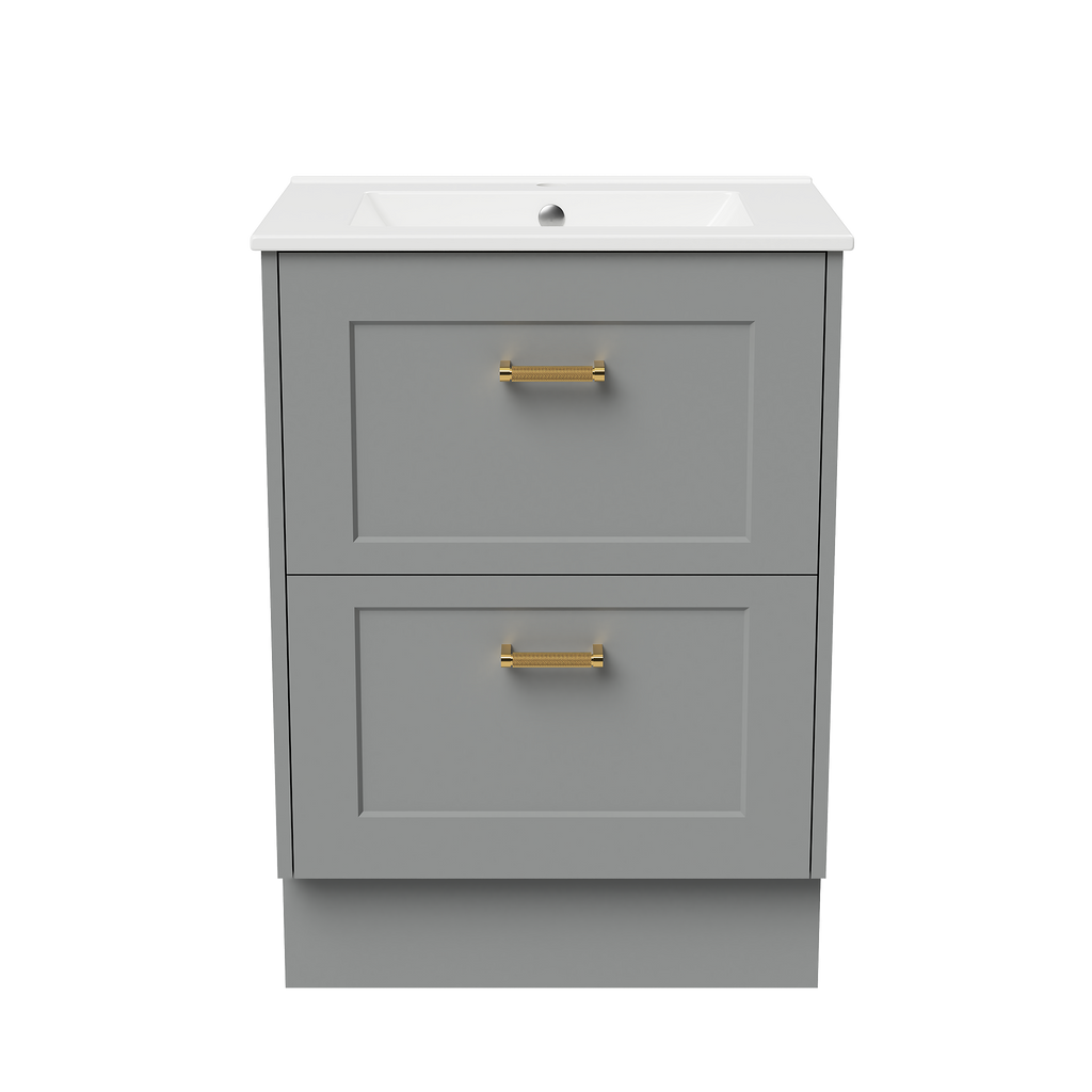 Vanity Floor Standing 600 Centre Bowl Alpha Top