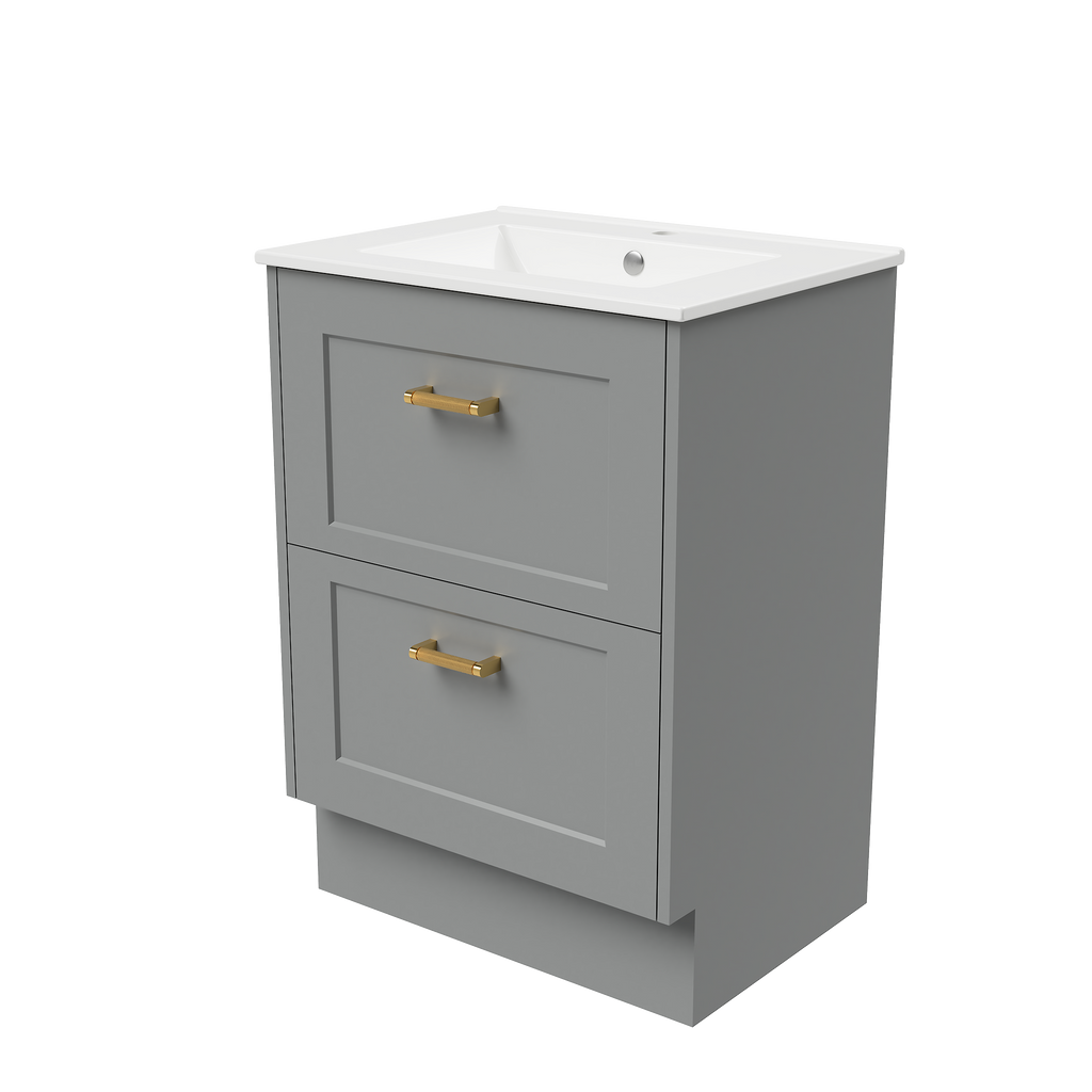 Vanity Floor Standing 600 Centre Bowl Alpha Top