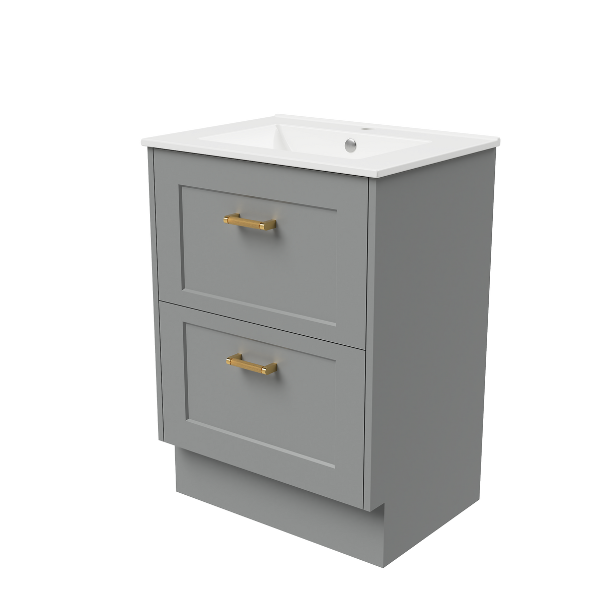 Vanity Floor Standing 600 Centre Bowl Alpha Top