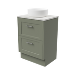 Vanity Floor Standing 600 Centre WG Basin SilkSurface AC Top